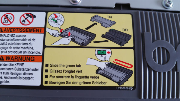 Changer le toner Brother