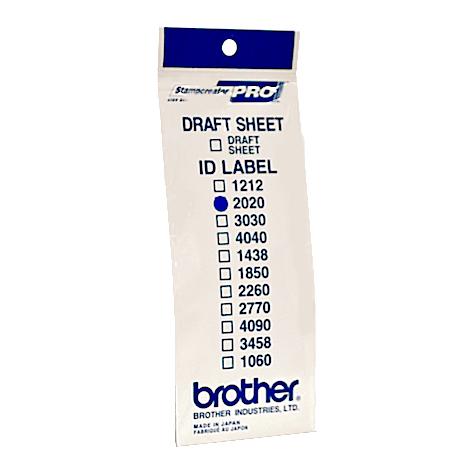 Brother étiquettes (ID2020 / 20x20mm)