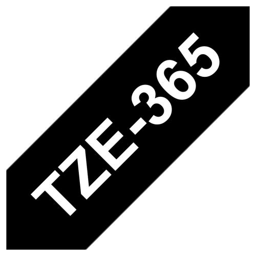 Brother tape blanc sur noir (TZE365), 36mm, laminé