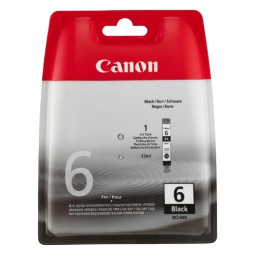 Canon cartouche d'impression noir (4705A002 / BCI6BK)