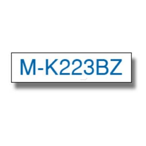 Brother tape bleu sur blanc (MK223BZ), 9mm, non laminated