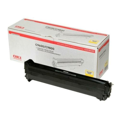 Oki kit tambour imprimante jaune (42918105)