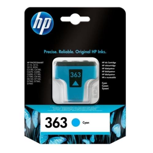 HP cartouche d'impression cyan (C8771EE / 363)