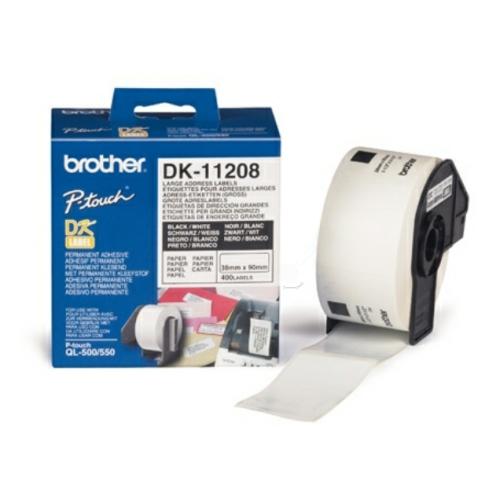 Brother étiquettes blanc (DK11208)