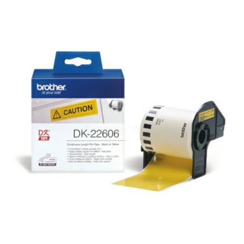 Brother étiquettes jaune (DK22606), 62mm