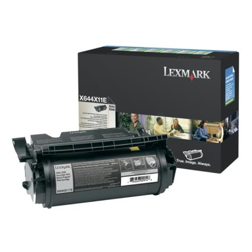 Lexmark toner noir (X644X11E / 0X644X11E) (Retour, grande capacité)