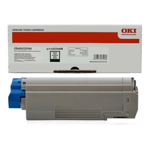 Oki toner noir (43324408)