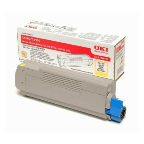 Oki toner jaune (43324421)