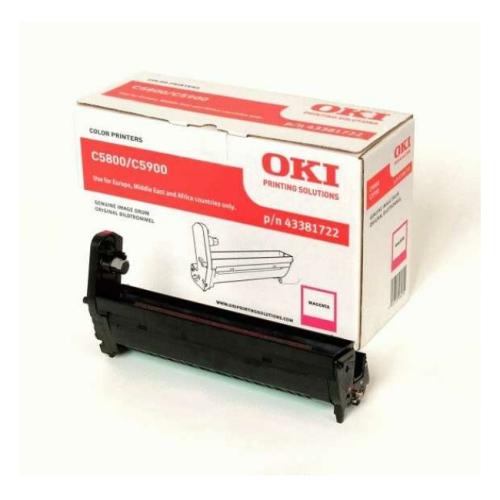 Oki kit tambour imprimante magenta (43381722)
