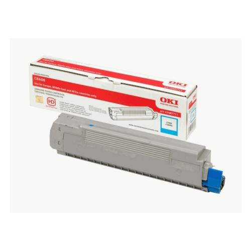 Oki toner cyan (43487711)