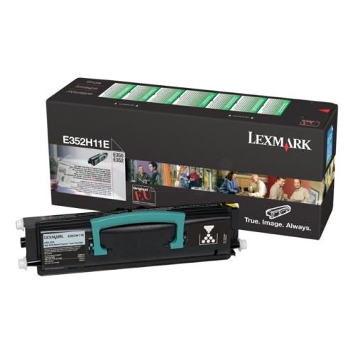 Lexmark toner noir (E352H11E / 0E352H11E) (Retour, grande capacité)