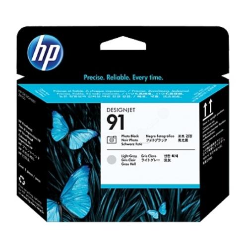 HP tête d'impression photoblack/gray light (C9463A / 91)