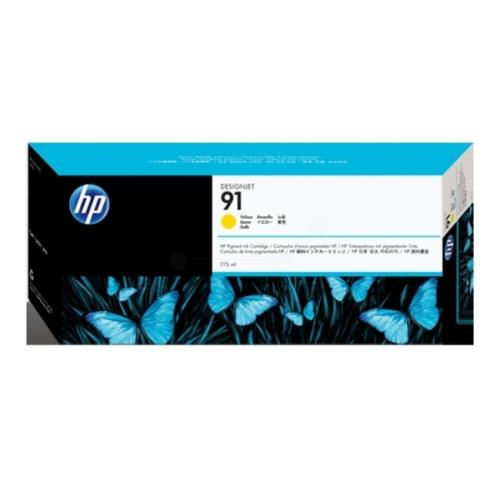 HP cartouche d'impression jaune (C9469A / 91)