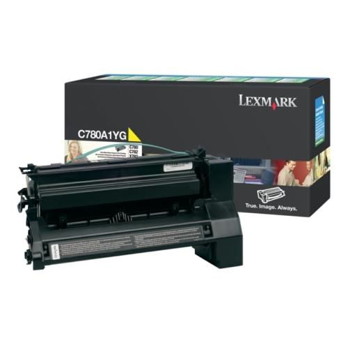 Lexmark toner jaune (C780A1YG / 0C780A1YG) (Retour)