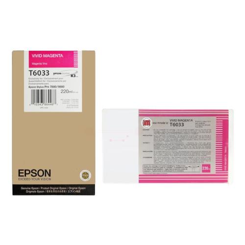 Epson cartouche d'impression magenta (C13T603300 / T6033)
