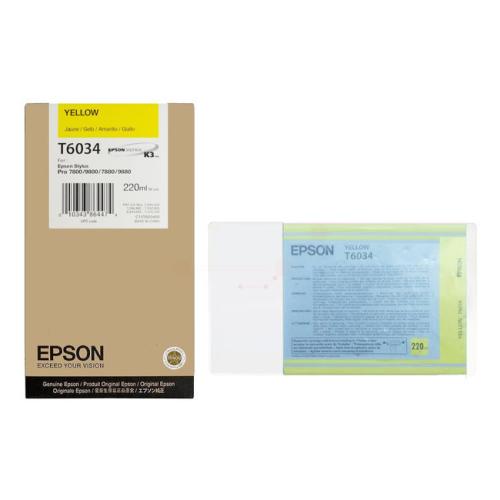 Epson cartouche d'impression jaune (C13T603400 / T6034)