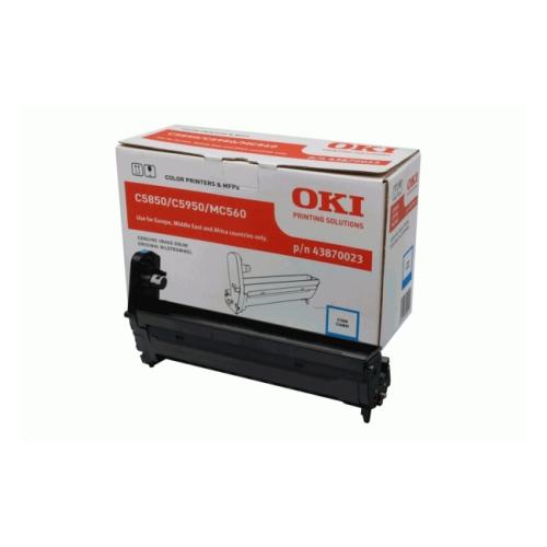 Oki kit tambour imprimante cyan (43870023)