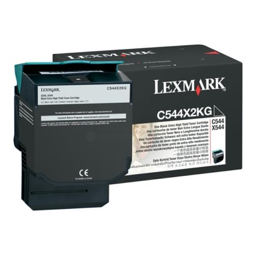 Lexmark toner noir (C544X2KG / 0C544X2KG) (grande capacité)