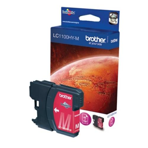 Brother cartouche d'impression magenta (LC1100HYM) (grande capacité)