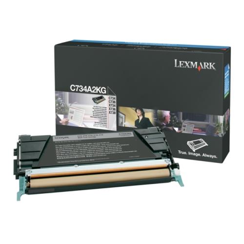 Lexmark toner noir (C734A2KG / 0C734A2KG)