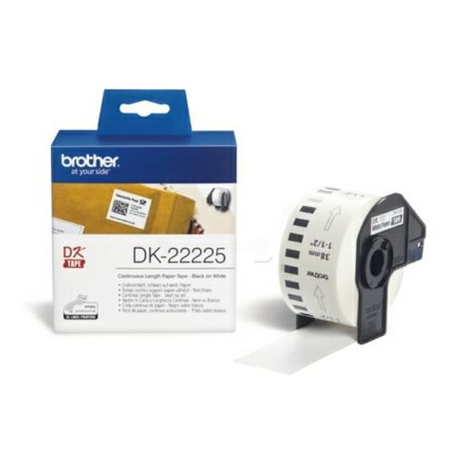 Brother étiquettes blanc (DK22225), 38mm
