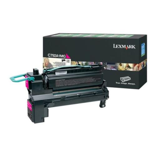 Lexmark toner magenta (C792A1MG / 0C792A1MG) (Retour)