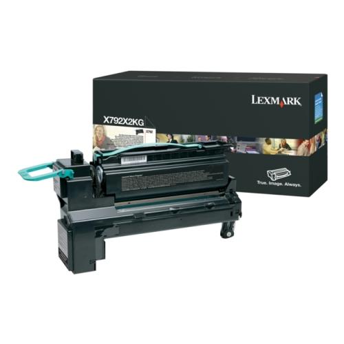 Lexmark toner noir (X792X2KG / 0X792X2KG) (grande capacité)