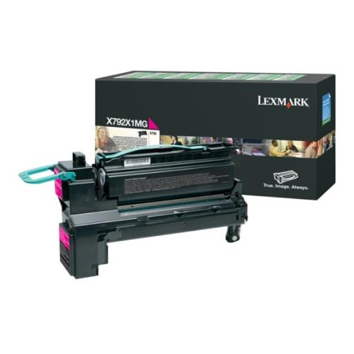 Lexmark toner magenta (X792X1MG / 0X792X1MG) (Retour)