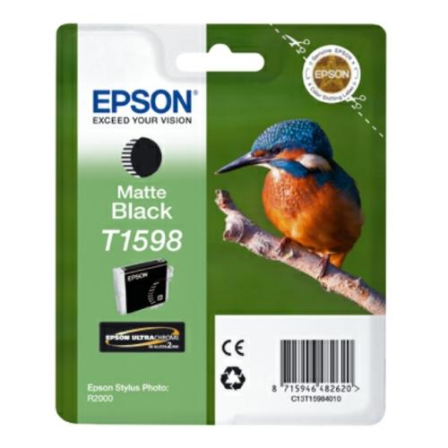 Epson cartouche d'impression noir mat (C13T15984010 / T1598)