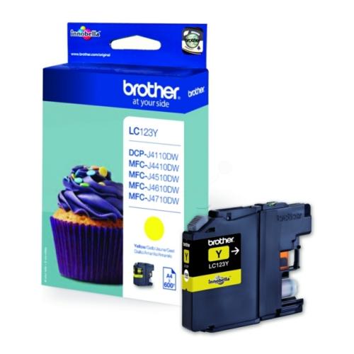 Brother cartouche d'impression jaune (LC123Y)