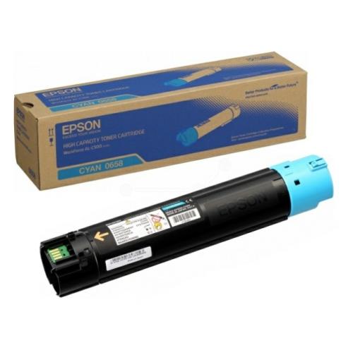 Epson toner cyan (C13S050658 / 0658) (grande capacité)