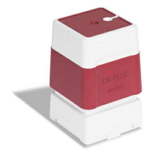 Brother Timbre rouge (PR3030R6P / 30x30mm)