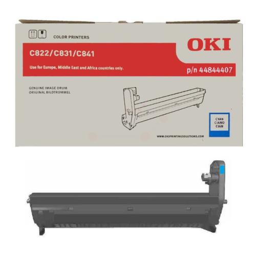 Oki kit tambour imprimante cyan (44844407)