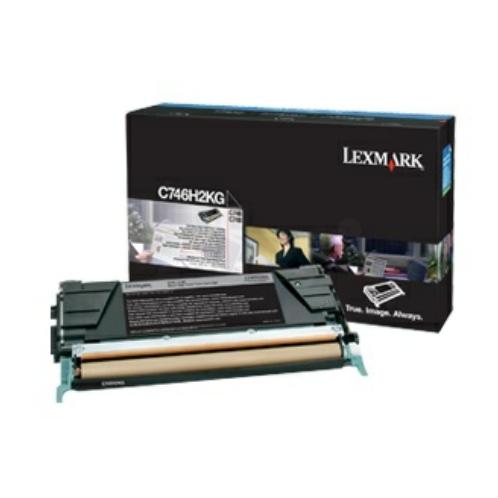 Lexmark toner noir (C746H2KG / 0C746H2KG)