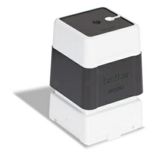 Brother Timbre noir (PR3030B6P / 30x30mm)