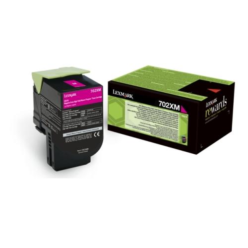 Lexmark toner magenta (70C2XM0 / 702XM) (Retour, grande capacité)