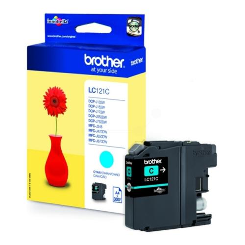 Brother cartouche d'impression cyan (LC121C)