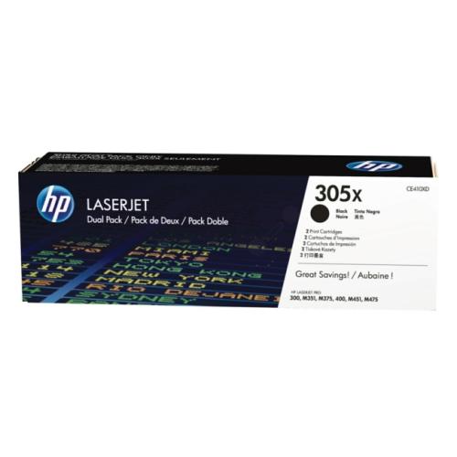 HP toner noir (CE410XD / 305X) (Double Pack)