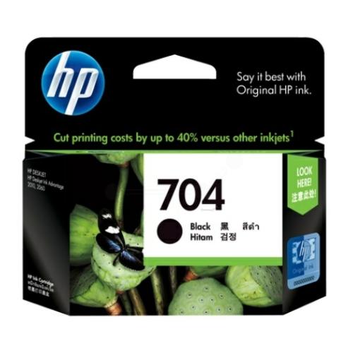 HP cartouche d'impression noir (CN692AE / 704)