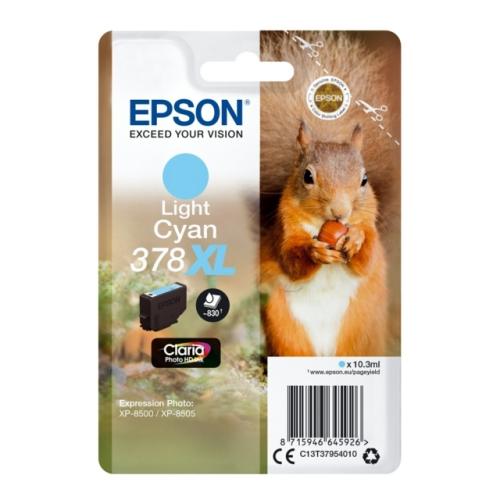 Epson cartouche d'impression photo cyan (C13T37954010 / 378XL) (grande capacité)