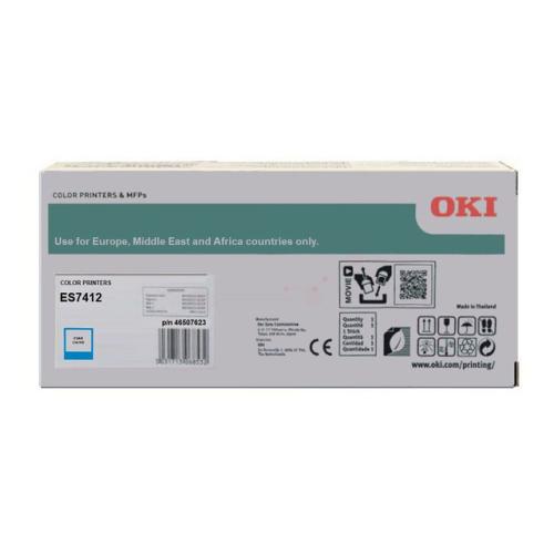 Oki toner cyan (46507623)