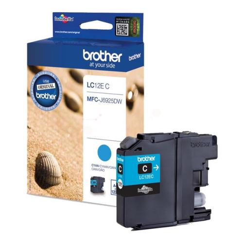 Brother cartouche d'impression cyan (LC12EC)