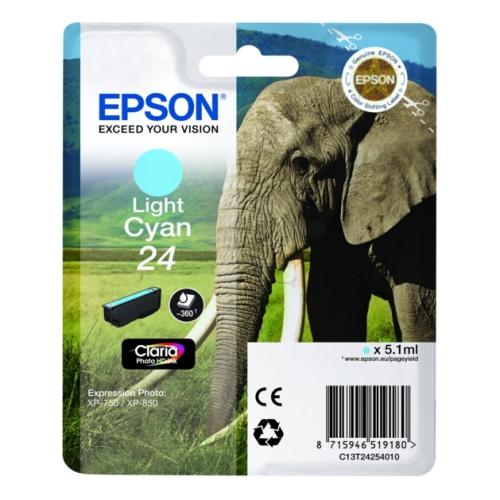 Epson cartouche d'impression photo cyan (C13T24254012 / 24)