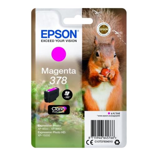 Epson cartouche d'impression magenta (C13T37834010 / 378)