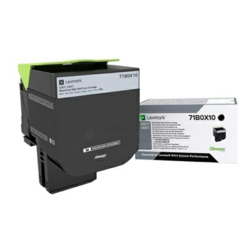 Lexmark toner noir (71B0X10 / 071B0X10) (grande capacité)