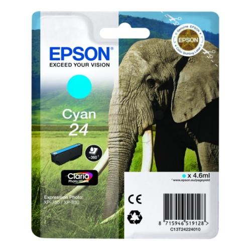 Epson cartouche d'impression cyan (C13T24224012 / 24)