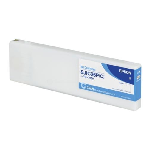 Epson cartouche d'impression cyan (C33S020619 / SJIC26PC)