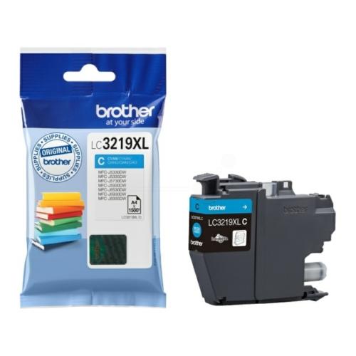 Brother cartouche d'impression cyan (LC3219XLC)