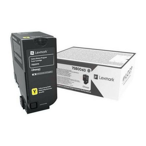Lexmark toner jaune (75B0040 / 075B0040)