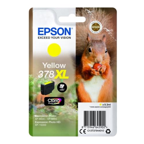Epson cartouche d'impression jaune (C13T37944010 / 378XL) (grande capacité)